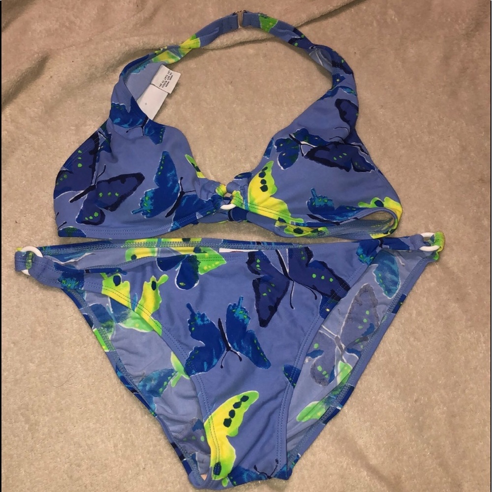 Carolina blues floral bikini